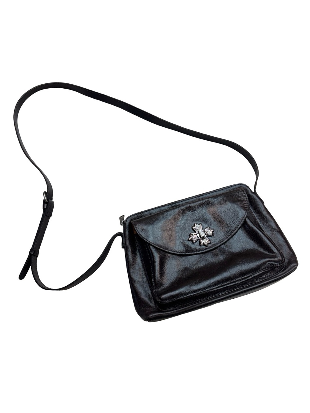 PATRICIA NASH Dark Brown Medium Bag SALINA Crossbody Leather Bag